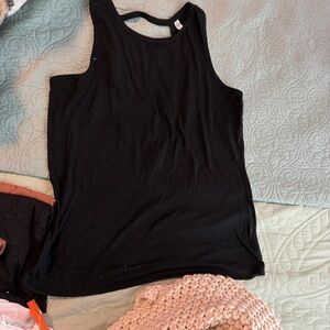 Elegant Black Sleeveless Tank Top